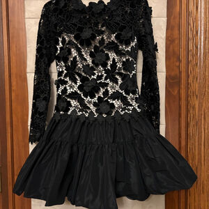 NWT - Antonio Melanie Mini black Dress SIze 0